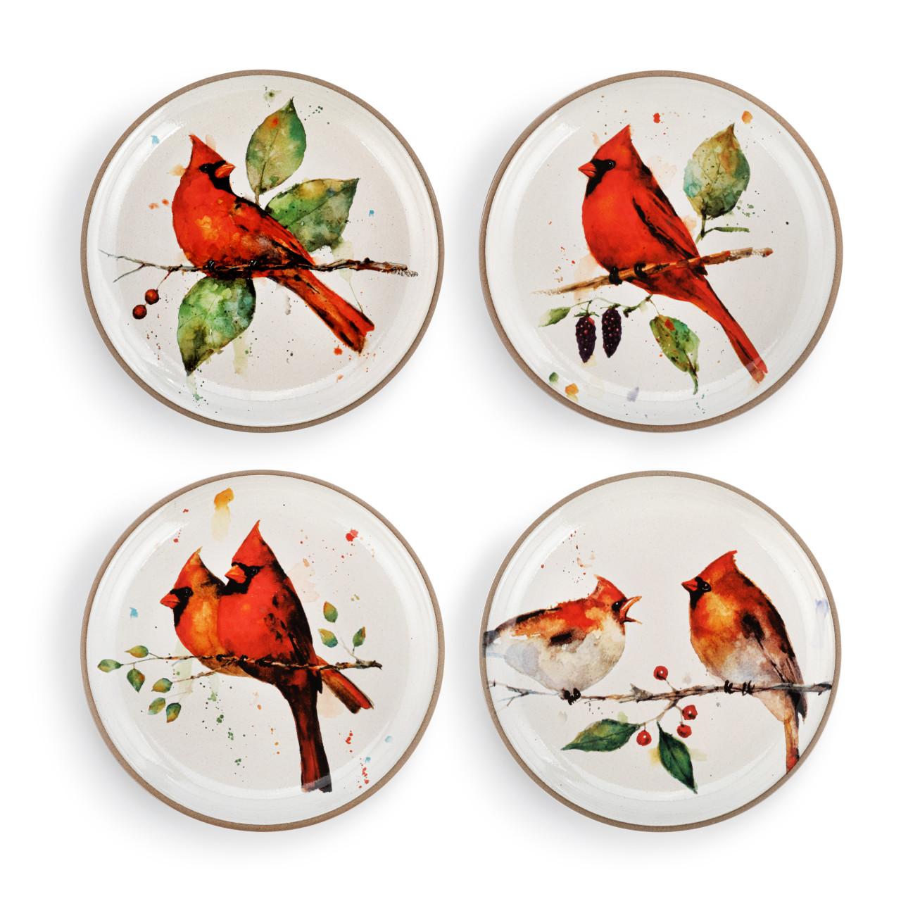 Cardinal Collection Appetizer Plates - Set of 4 thumbnail