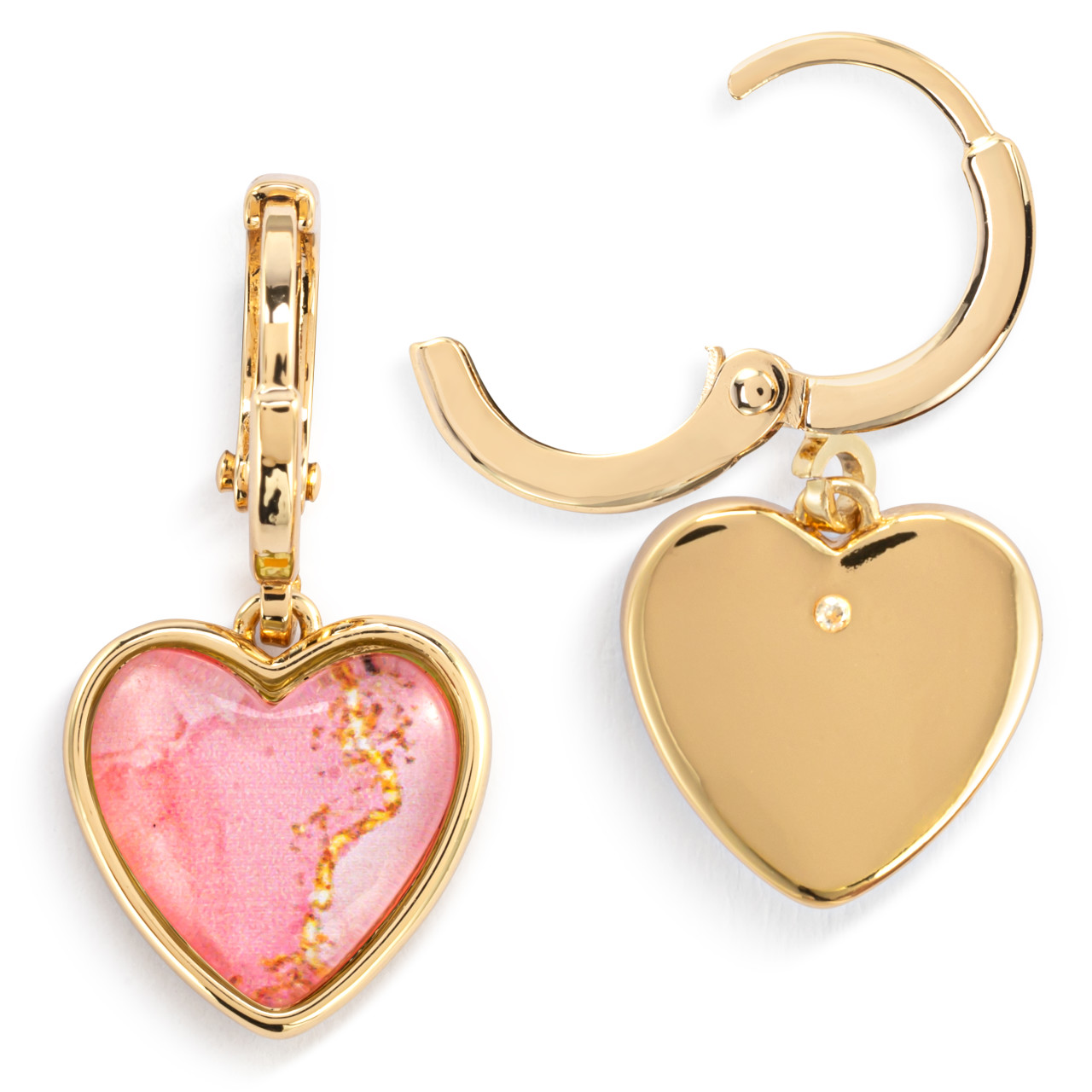 Art Heart Earrings - BeStrong&Courageous thumbnail