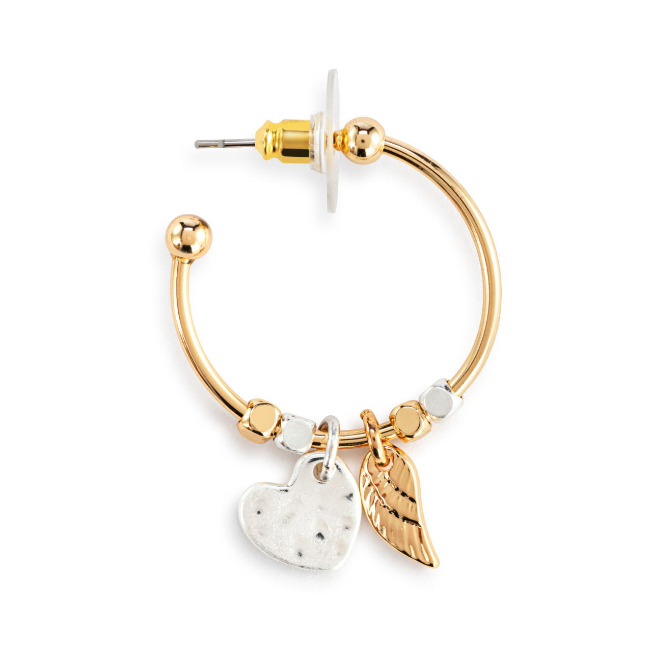 Giving Earrings - Heart and Wing thumbnail