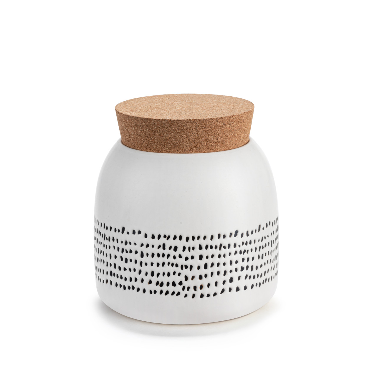 Hearts Small Ceramic Cork Lid Canister thumbnail