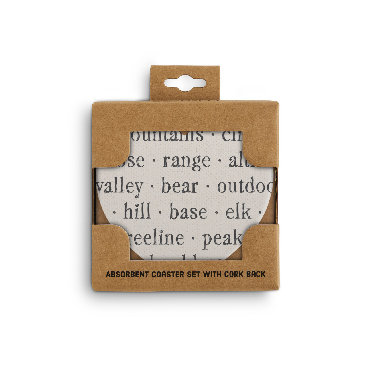 SE Mountains Heart Coaster thumbnail