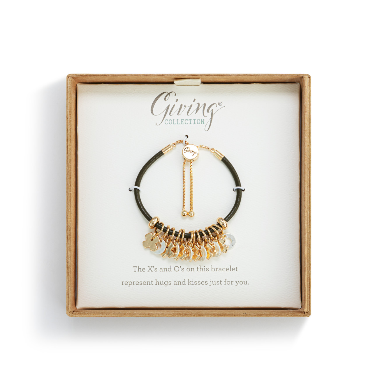 Charm Bracelet - Olive XOXO thumbnail