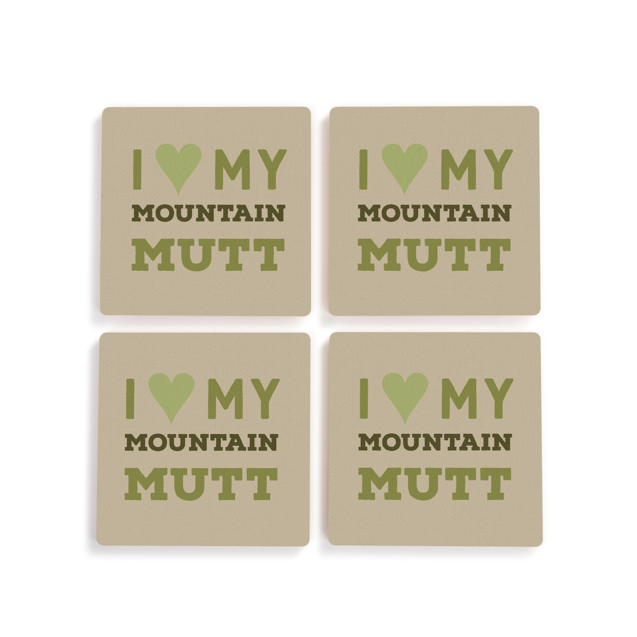 Mountain Mutt Coasters - Set of 4 thumbnail