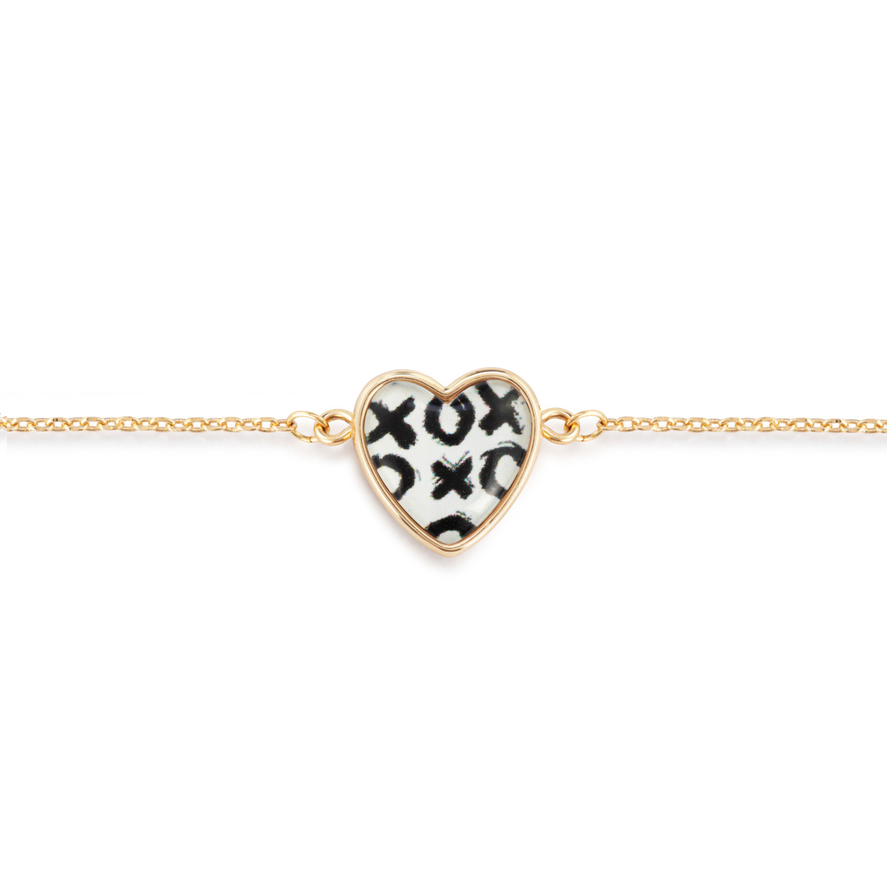 Art Heart Bracelet - Hugs & Kisses thumbnail
