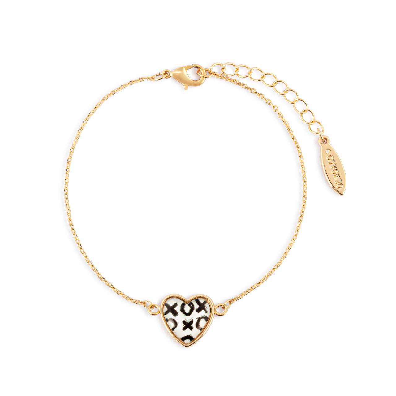 Art Heart Bracelet - Hugs & Kisses thumbnail