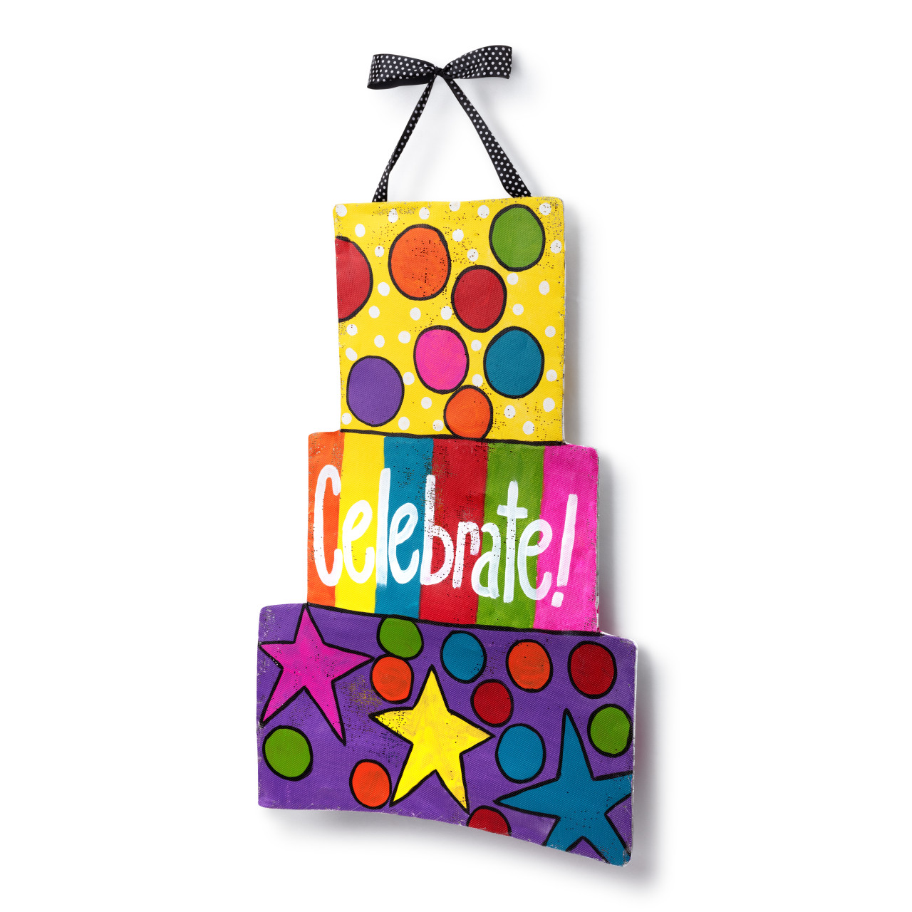 Screenings Reversible Celebrate Gift Boxes Door Hanger 31" x 22.5" thumbnail