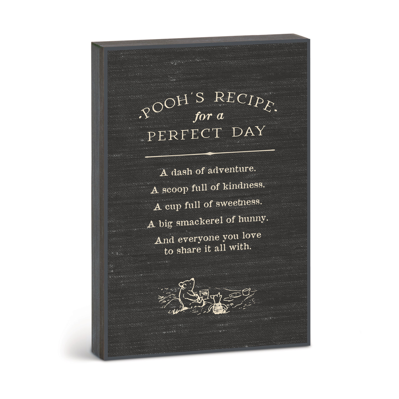 Pooh's Recipe Wall Art - 12x8 thumbnail