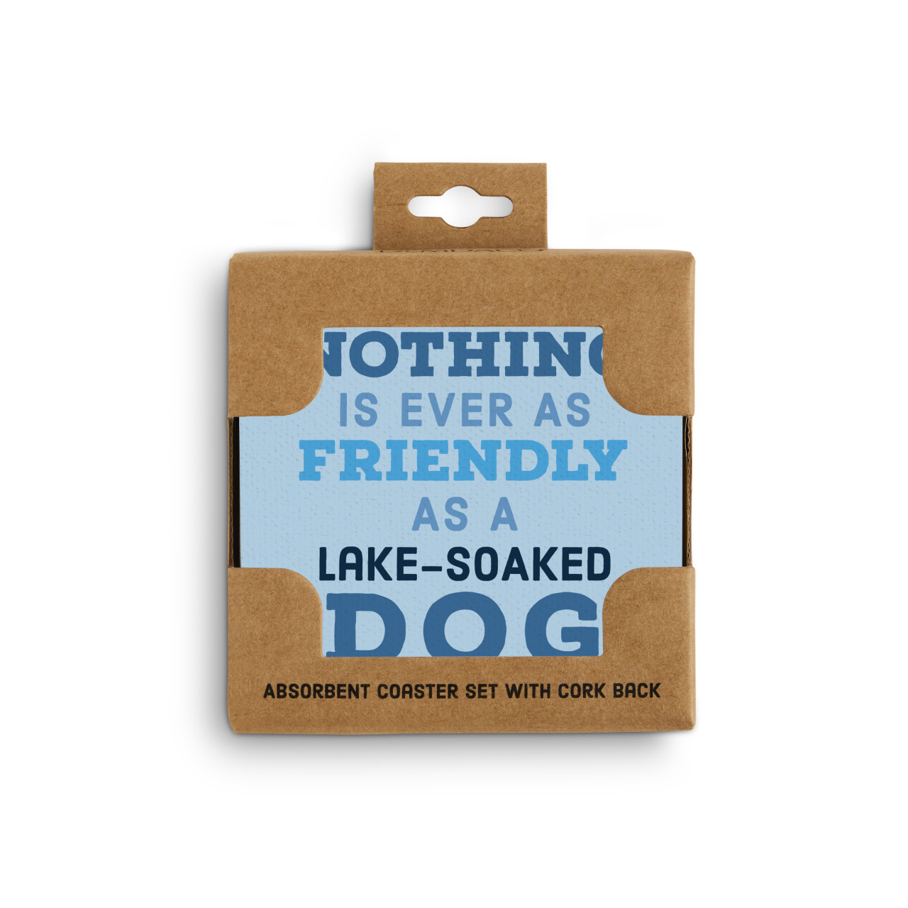 Lake-Soaked Dog Coasters - Set of 4 thumbnail