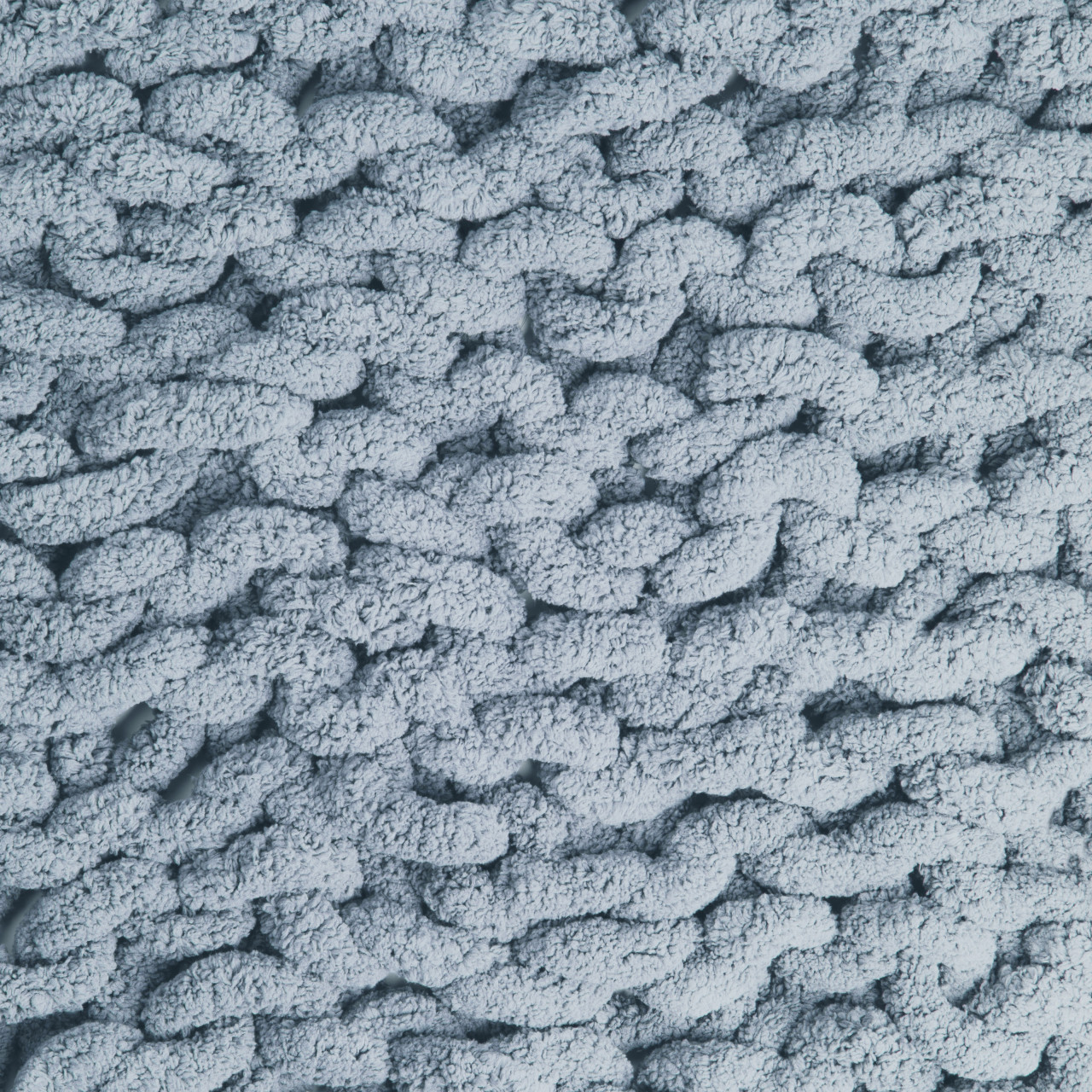 Chunky Knit Throw Blanket - Denim thumbnail
