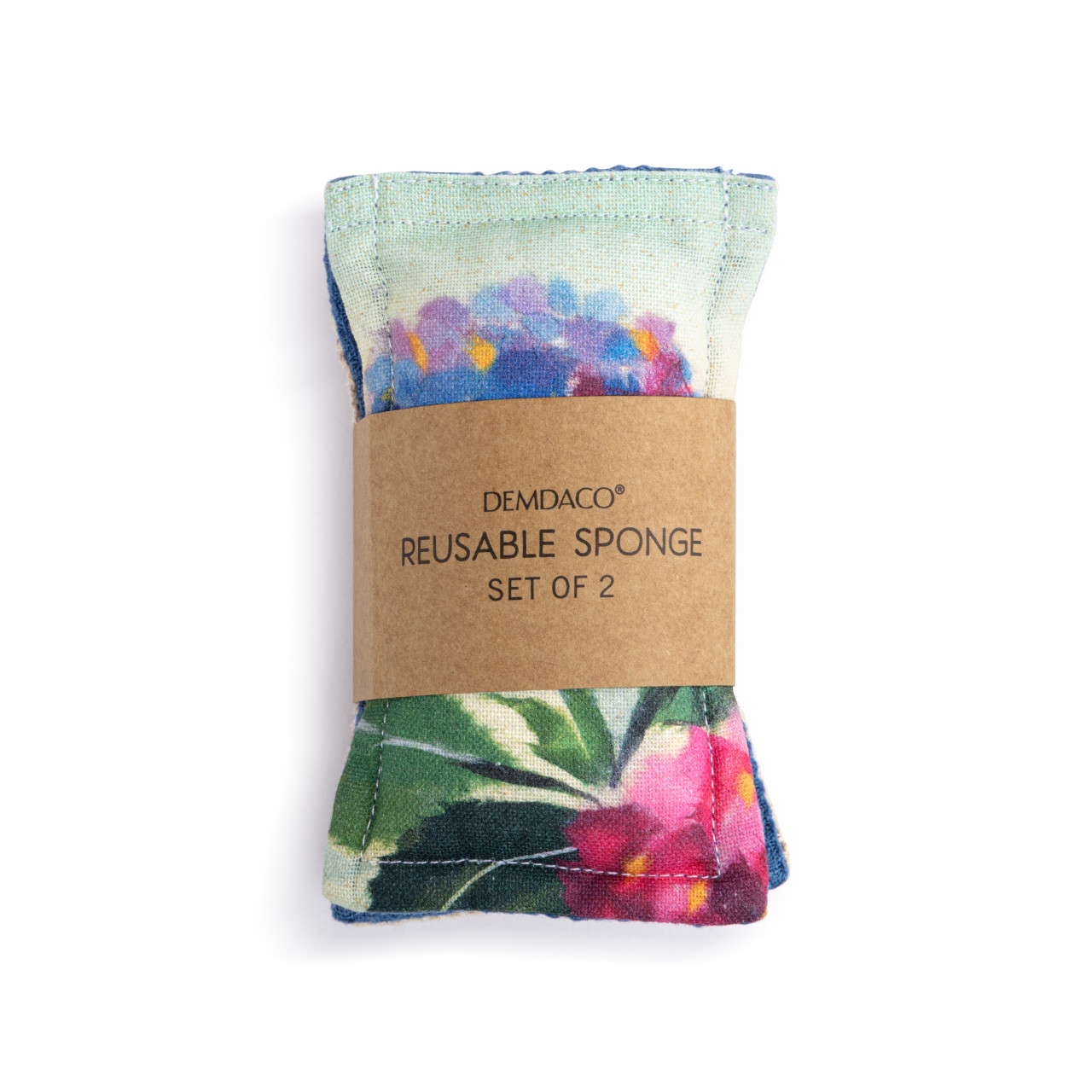 Hydrangea Ajisai Kitchen Sponge - Set of 2 thumbnail
