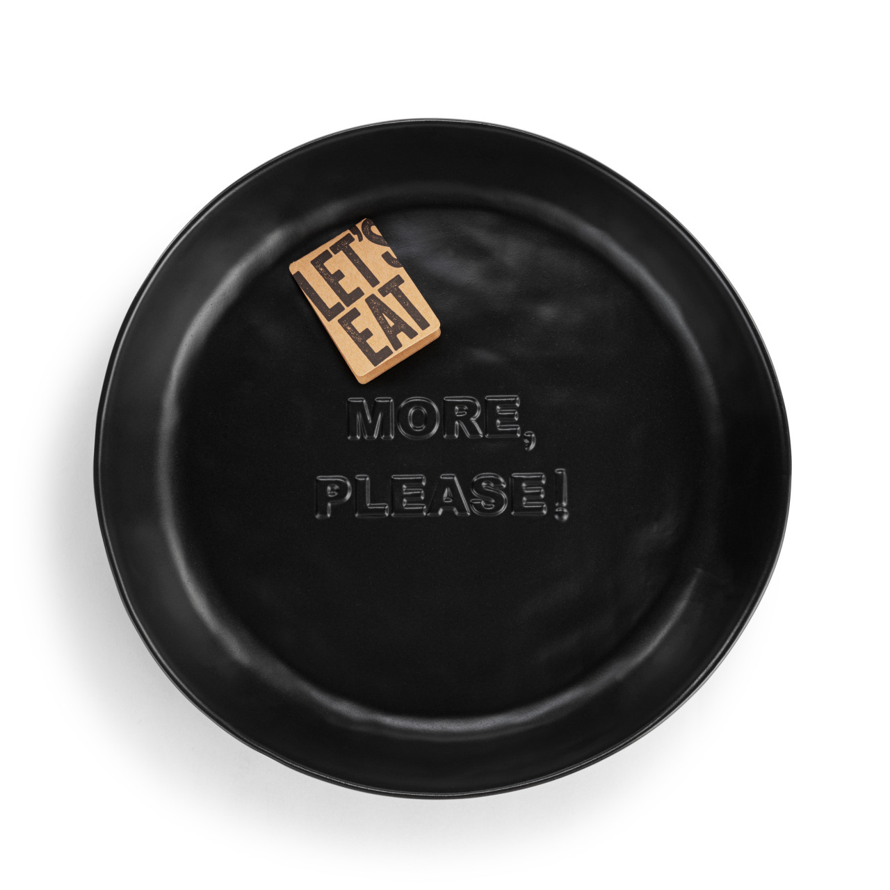 Black Help Yourself Serving Bowl thumbnail