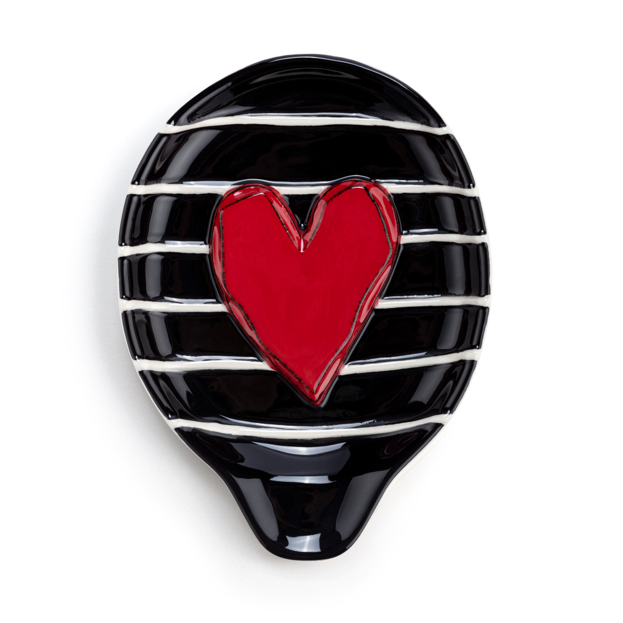 Red Heart and Black Spoon Rest thumbnail