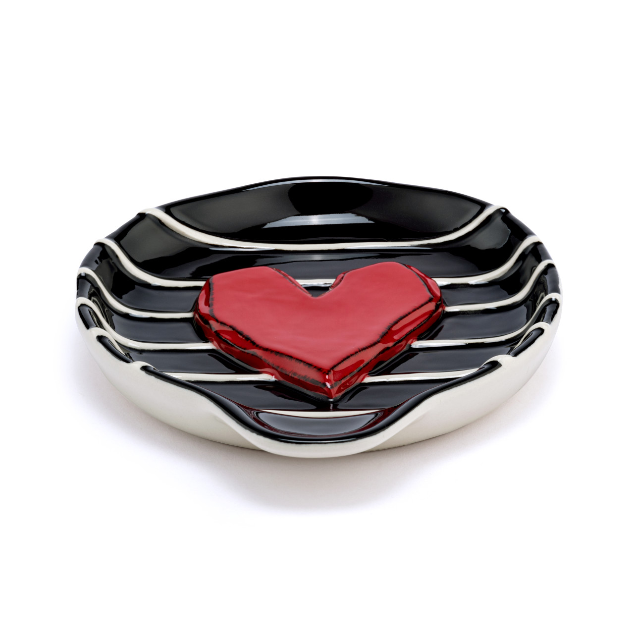 Red Heart and Black Spoon Rest thumbnail