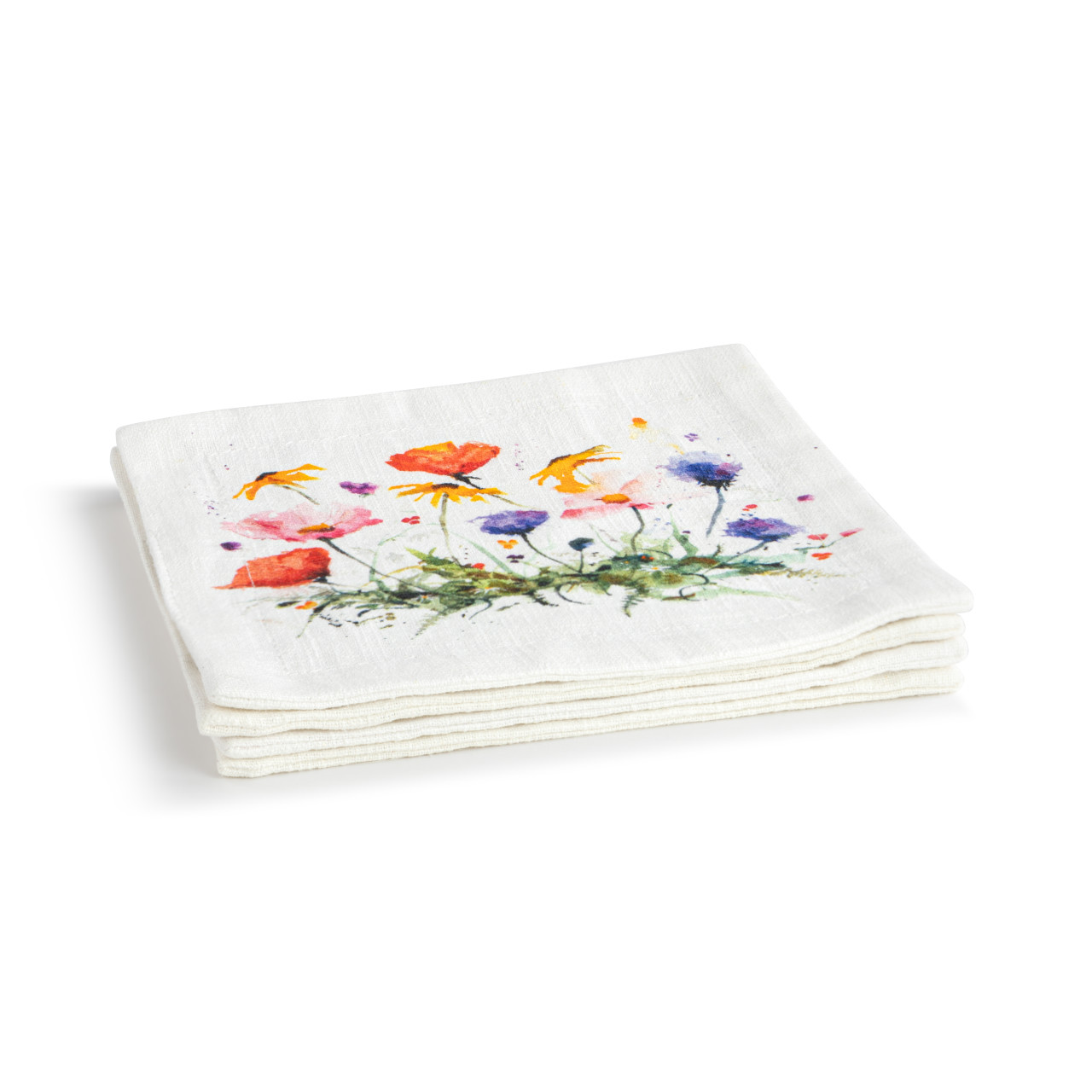 Wildflowers Fabric Cocktail Napkins thumbnail