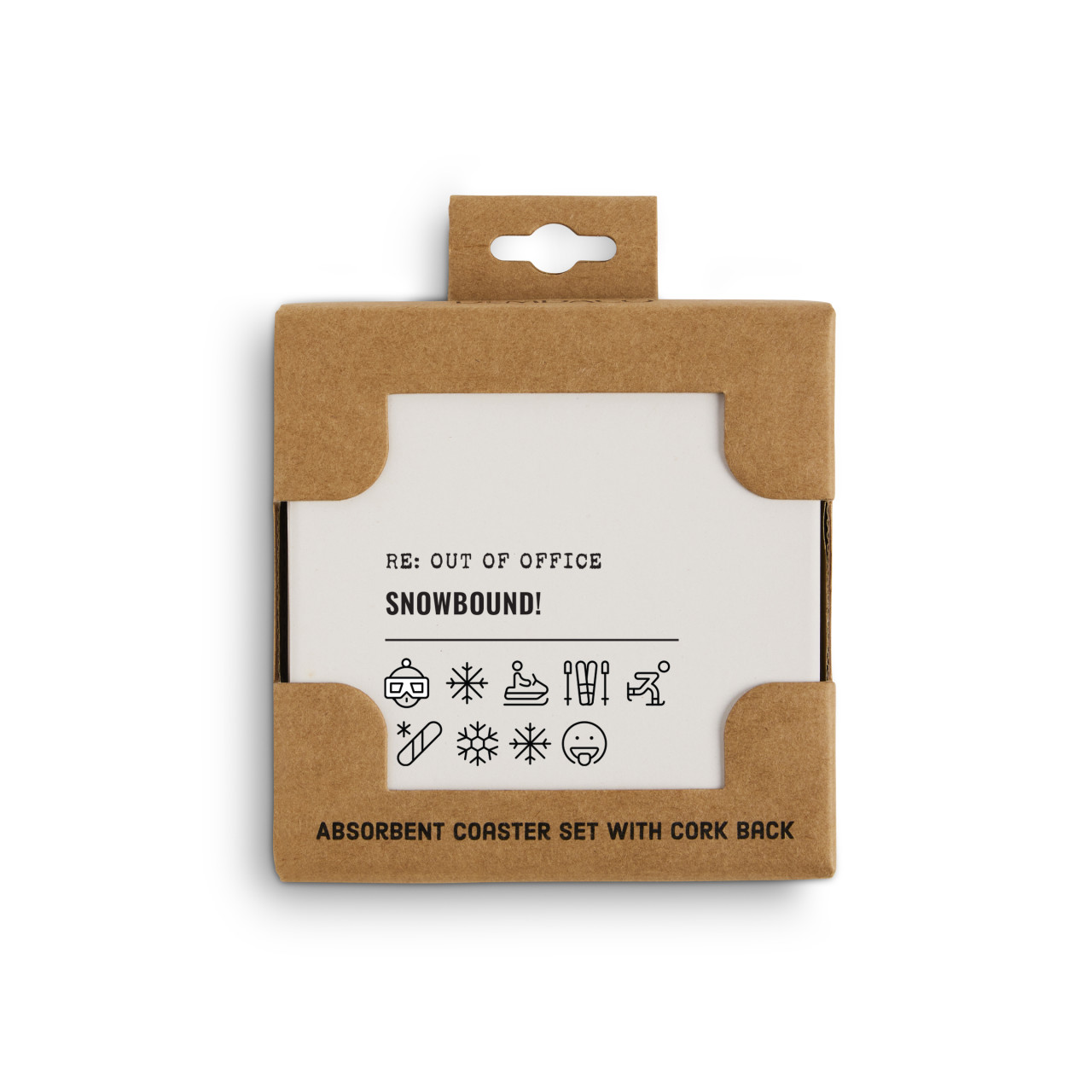 Snowbound Emoji Coasters - Set of 4 thumbnail