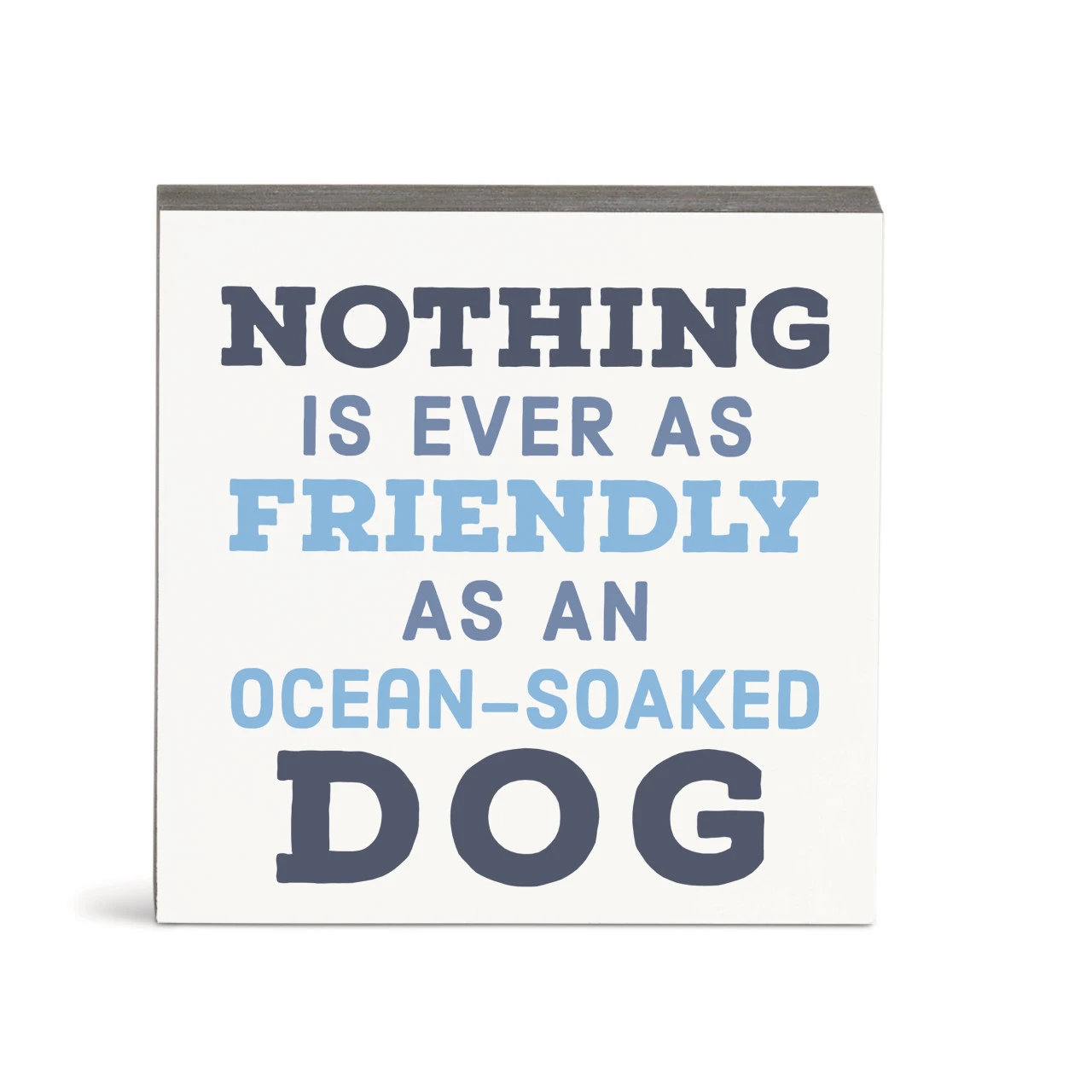 Ocean-Soaked Dog Wall Art - 6"sq. thumbnail