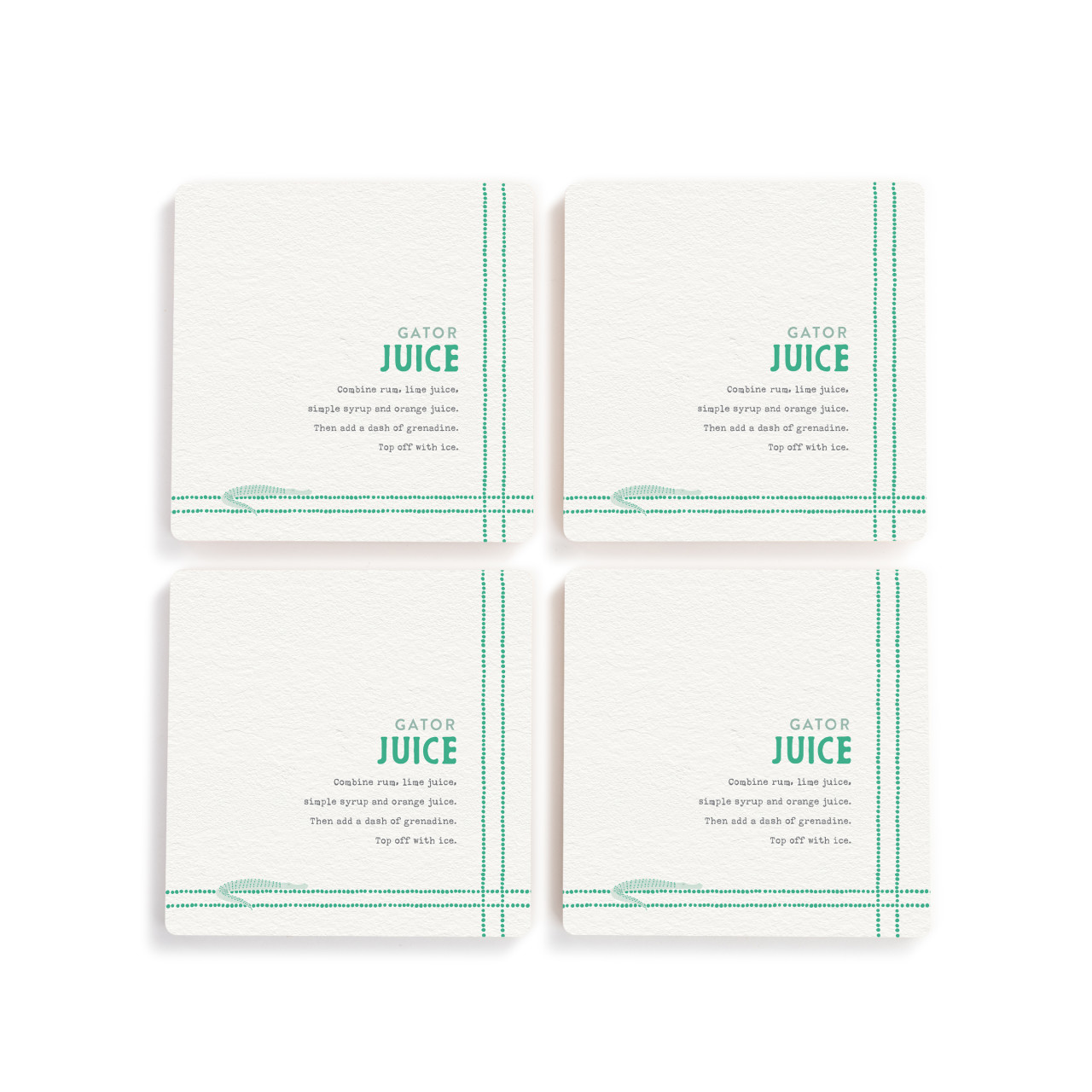 Recipes Gator Juice Coasters - Set of 4 thumbnail