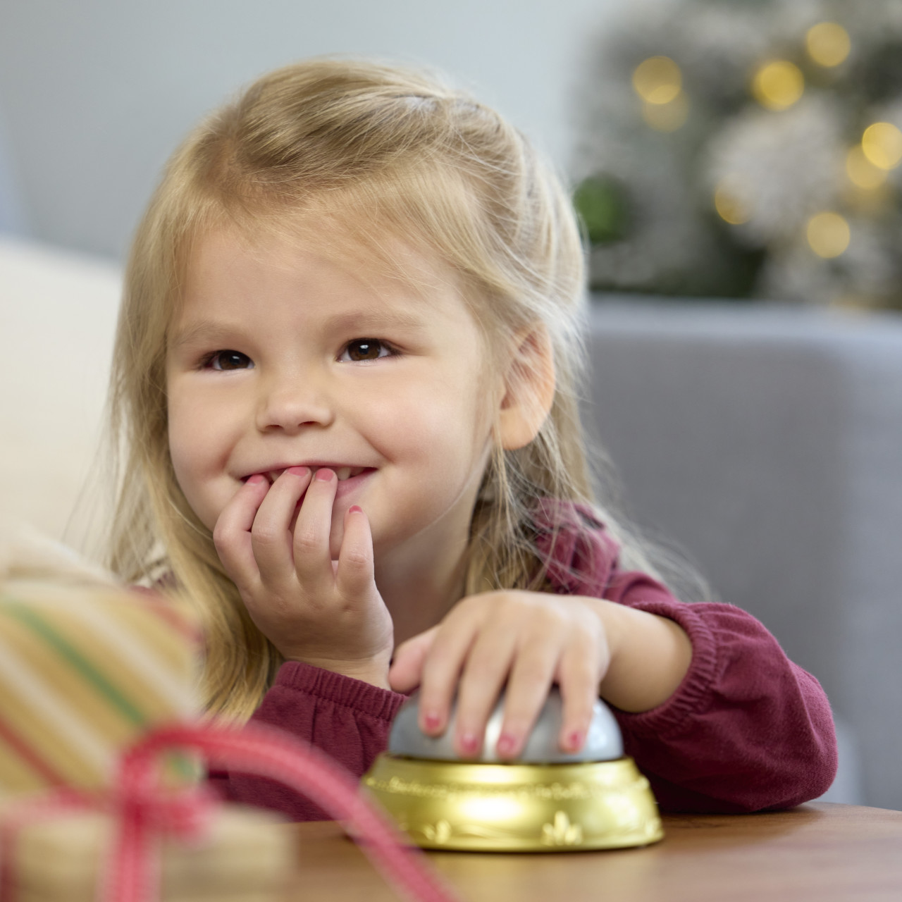 Santa's Kindness Collection Kids Kindness Bell With Sound 4.75" x 3" thumbnail