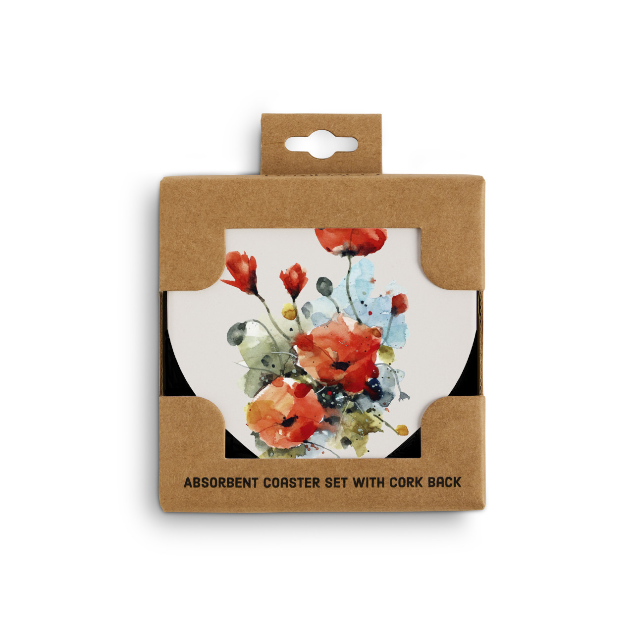 Poppy Heart Coaster thumbnail