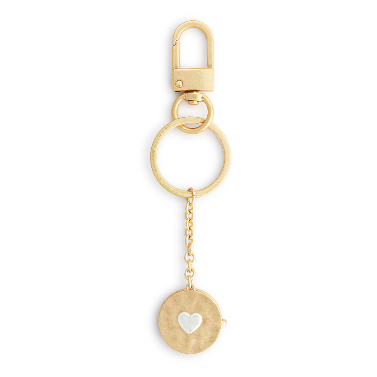 Love you Locket Key Fob - Gold thumbnail