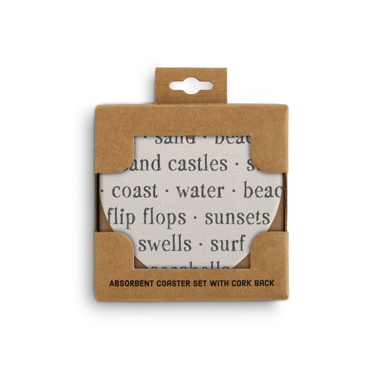 SE Beach Heart Coaster thumbnail