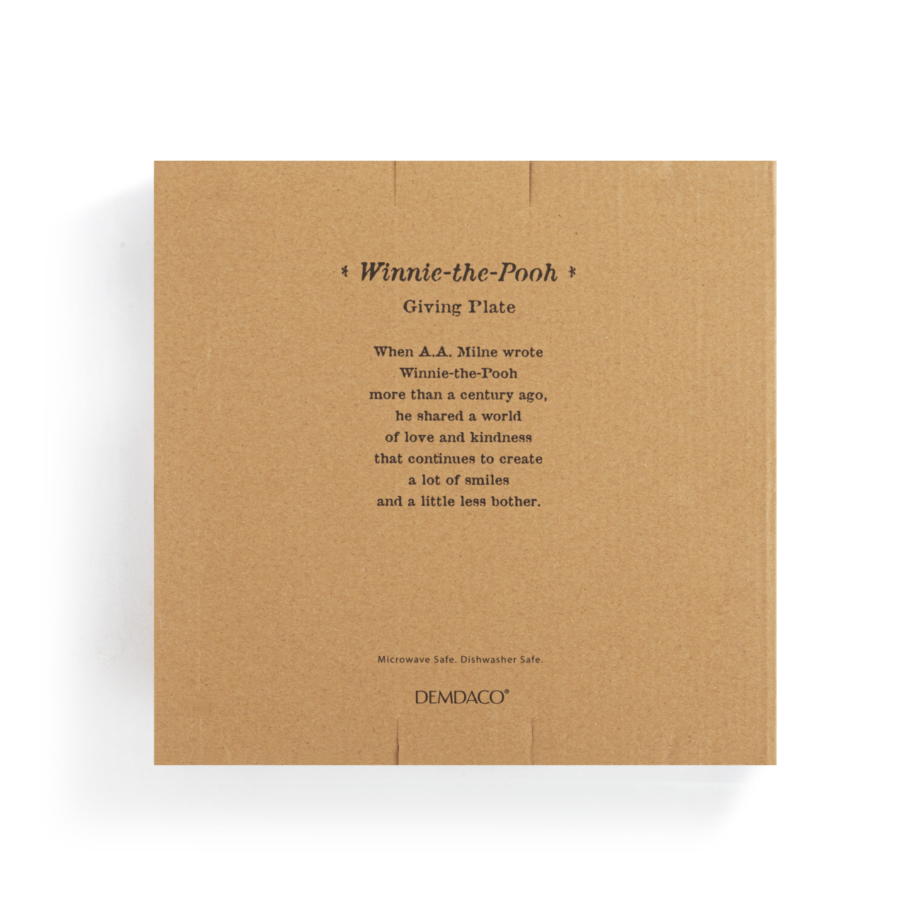 Winnie-the-Pooh Friendship & Love Giving Plate 10" x 10" thumbnail