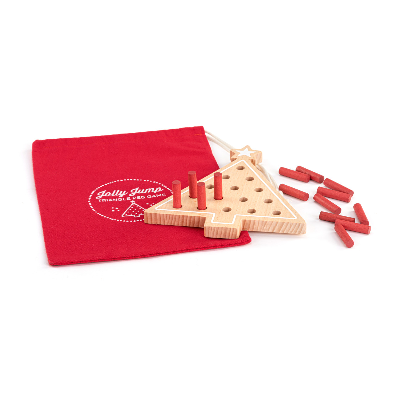 Jolly Jump Triangle Peg Game thumbnail