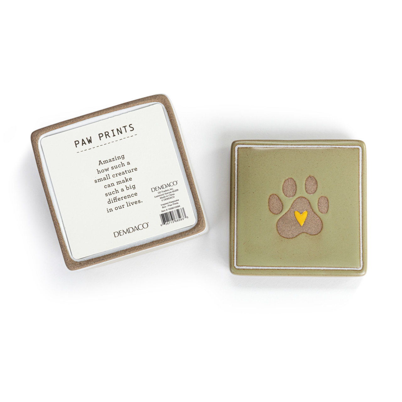 Inspired Keepsake Box - Paw Prints thumbnail