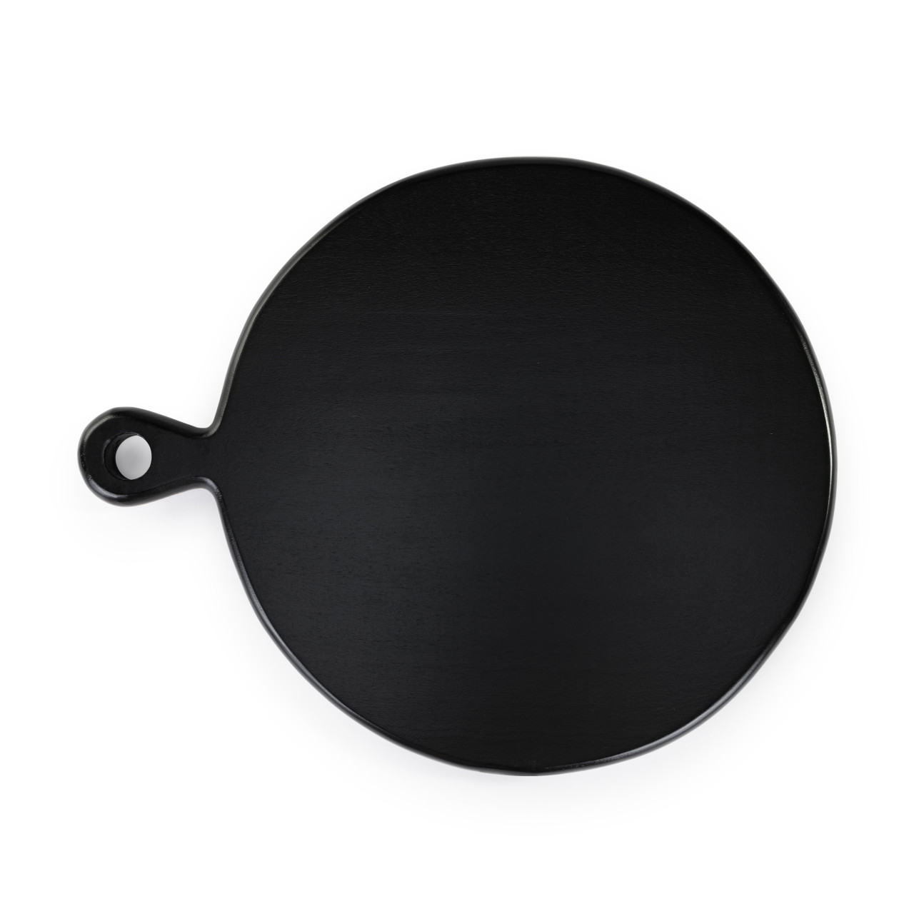Round Wood Serving Board - Ebony thumbnail