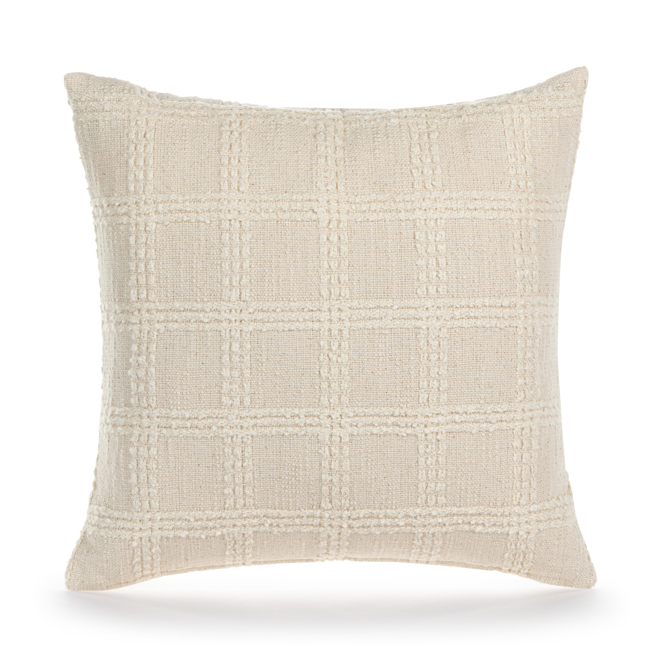 Natural Check Pillow 18" thumbnail