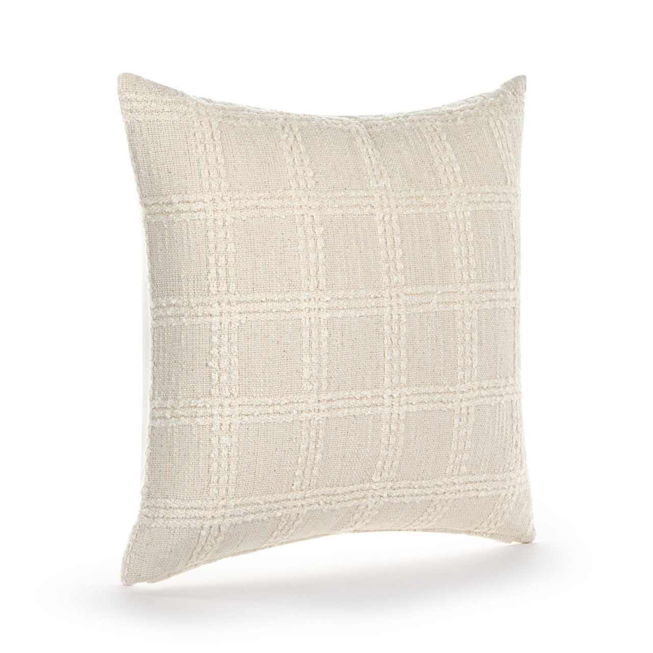Natural Check Pillow 18" thumbnail