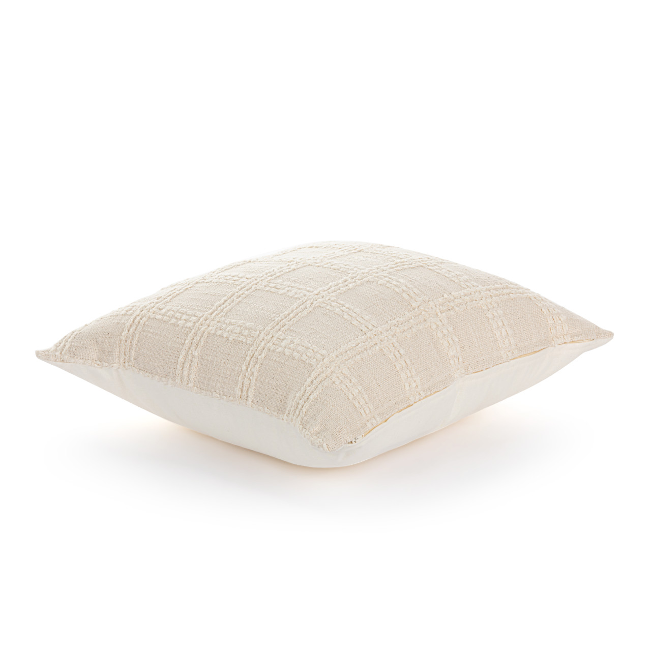 Natural Check Pillow 18" thumbnail