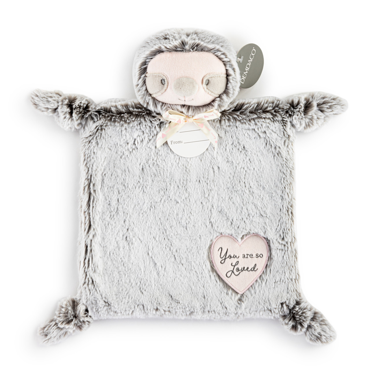 Luxurious Sloth Blankie - Pink thumbnail