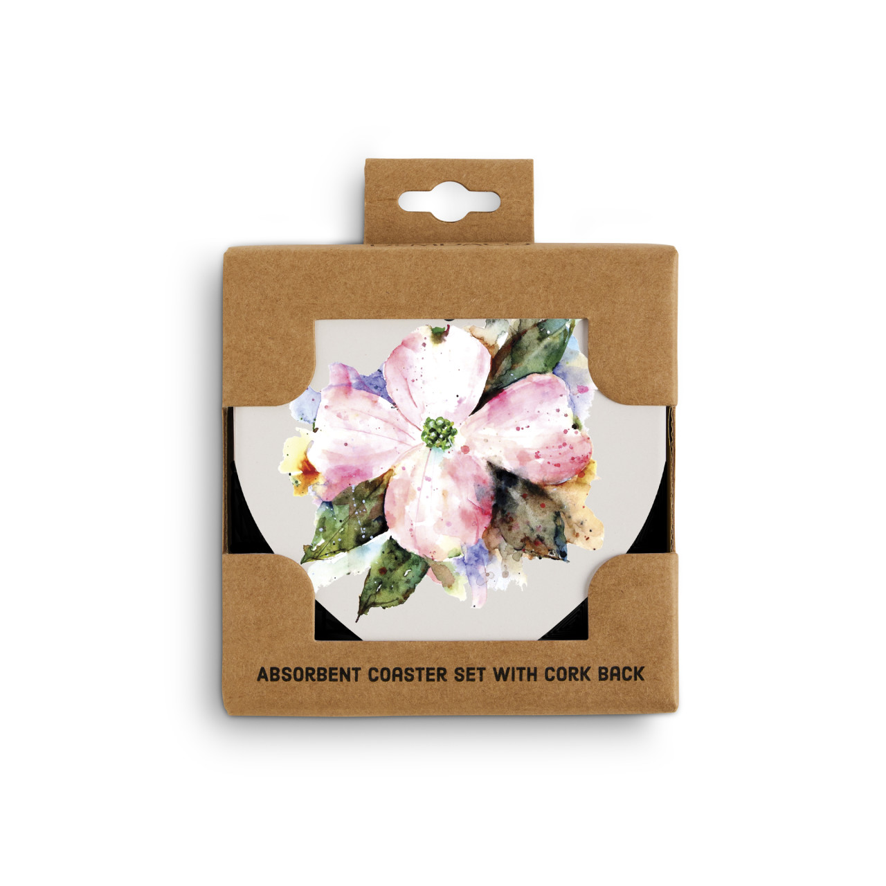 American Dogwood Heart Coaster thumbnail