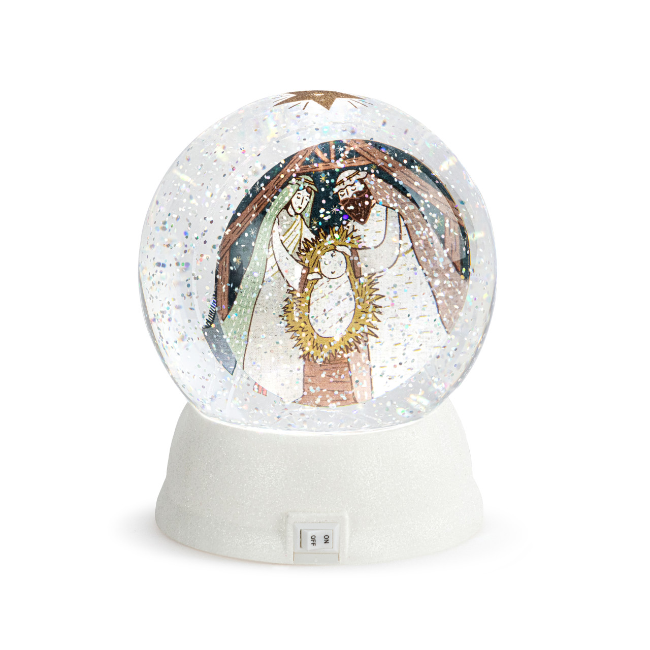Happy Birthday Jesus Snow Globe thumbnail