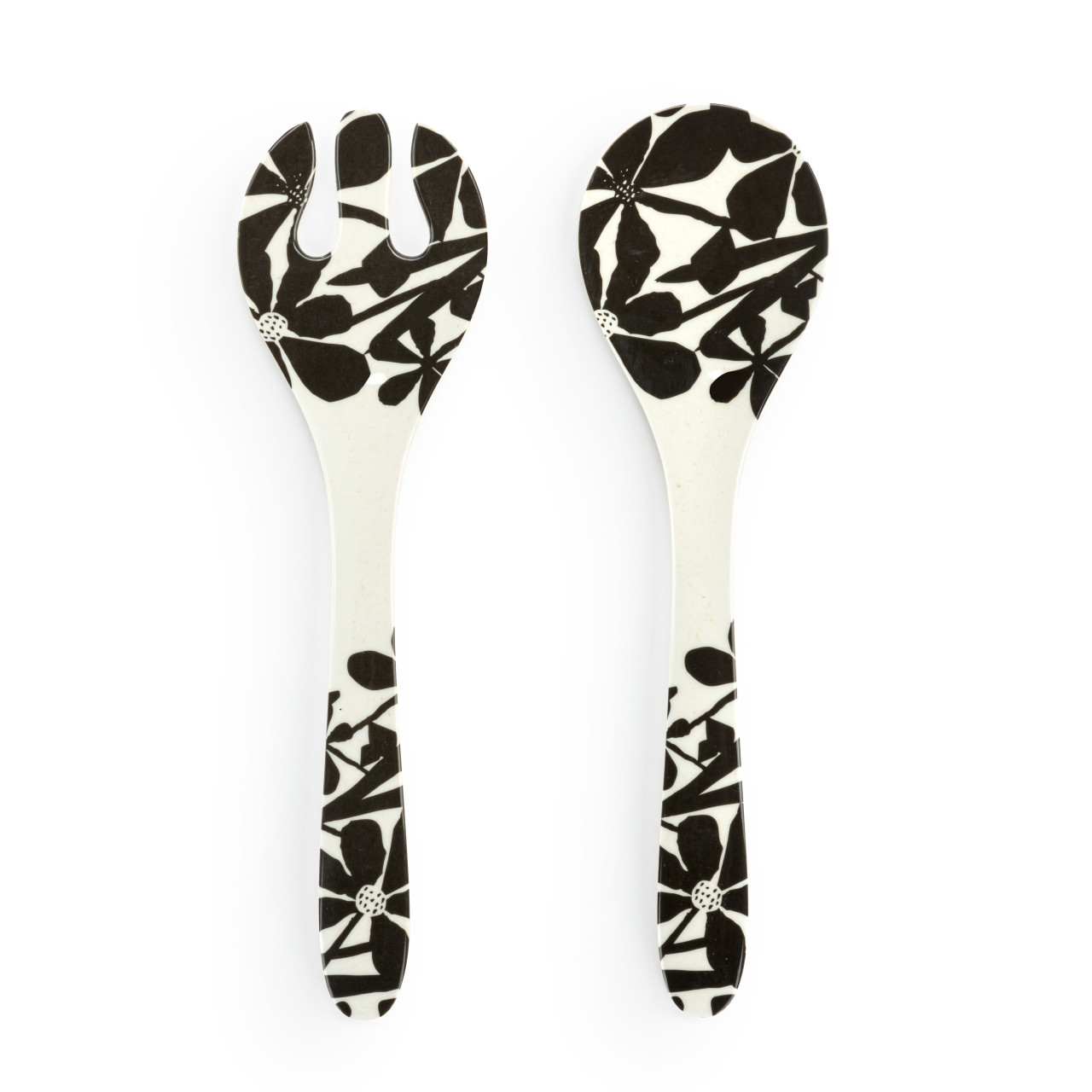 Bold Floral Melamine Serving Utensil Set thumbnail