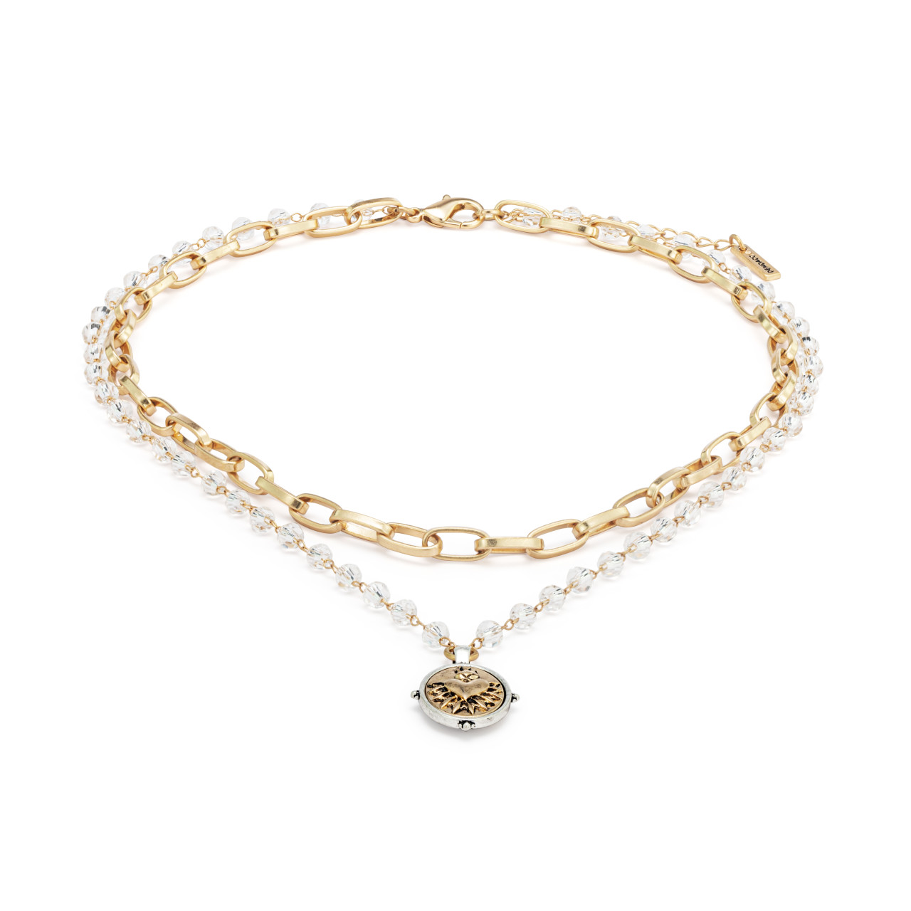 Sacred Heart Necklace - Gold thumbnail