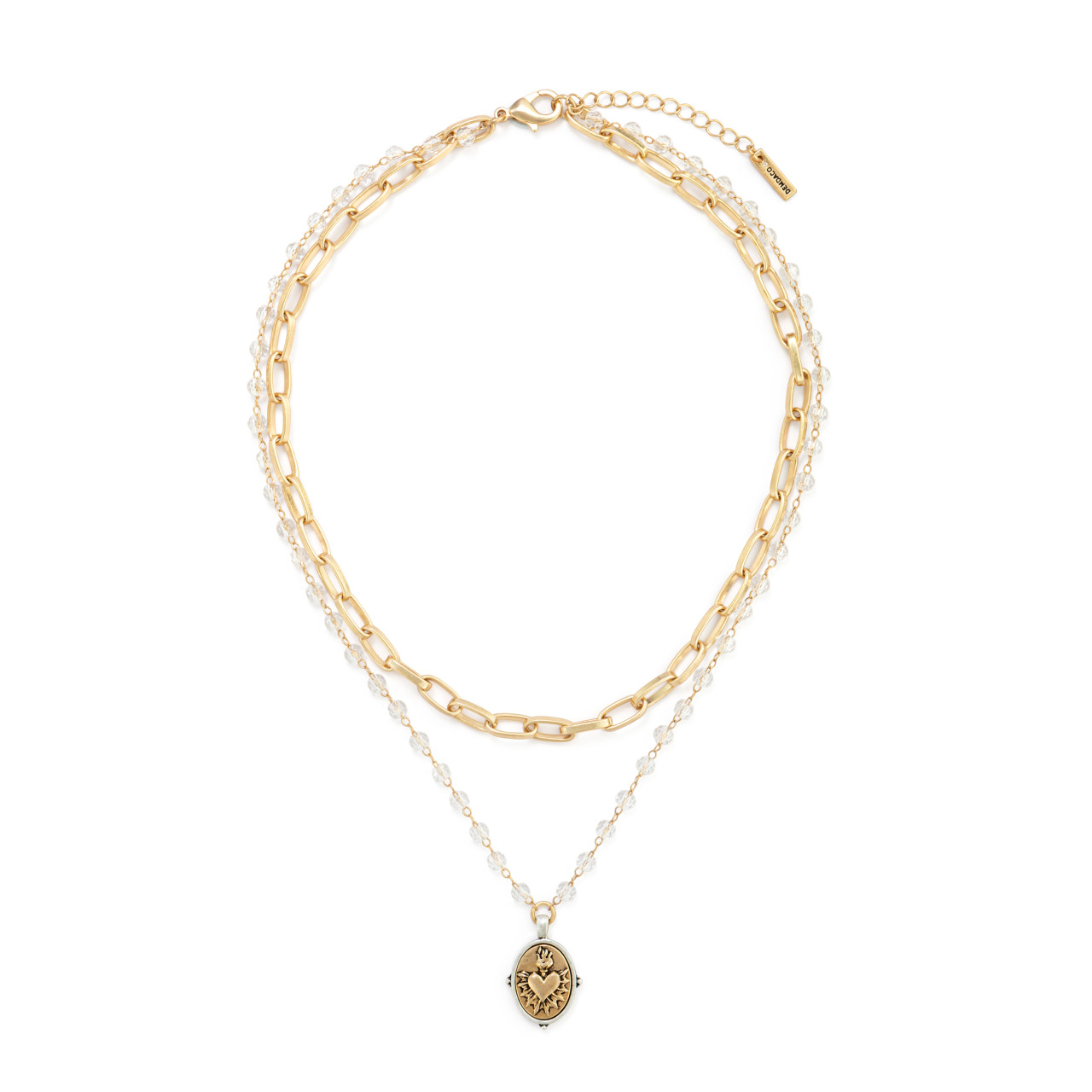 Sacred Heart Necklace - Gold thumbnail