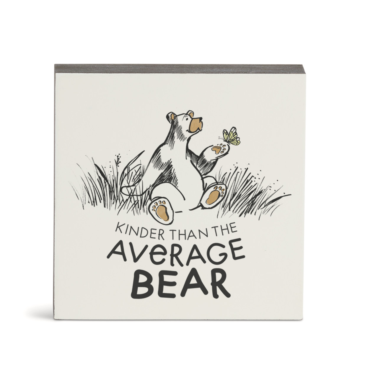 Average Bear Wall Art - 6"sq. thumbnail