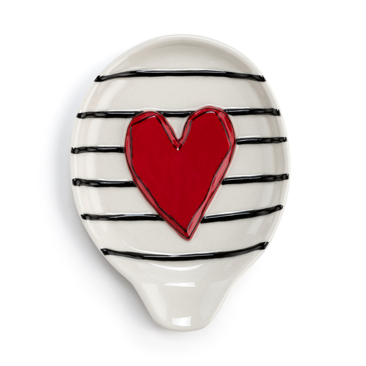 Heart and Stripes Spoon Rest thumbnail
