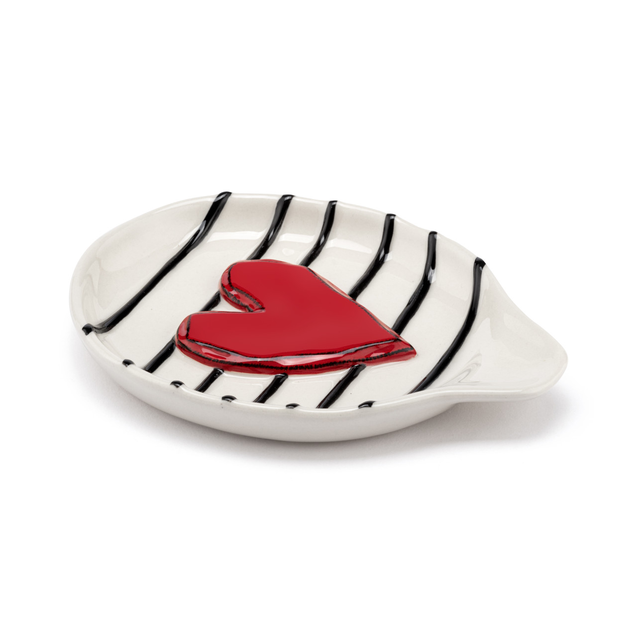 Heart and Stripes Spoon Rest thumbnail