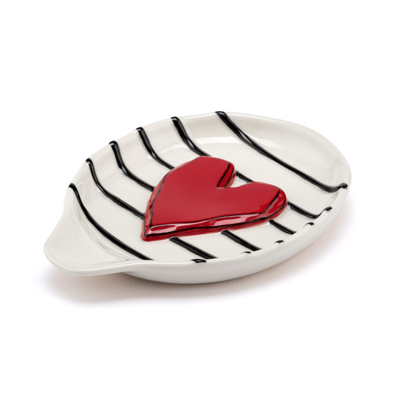 Heart and Stripes Spoon Rest thumbnail