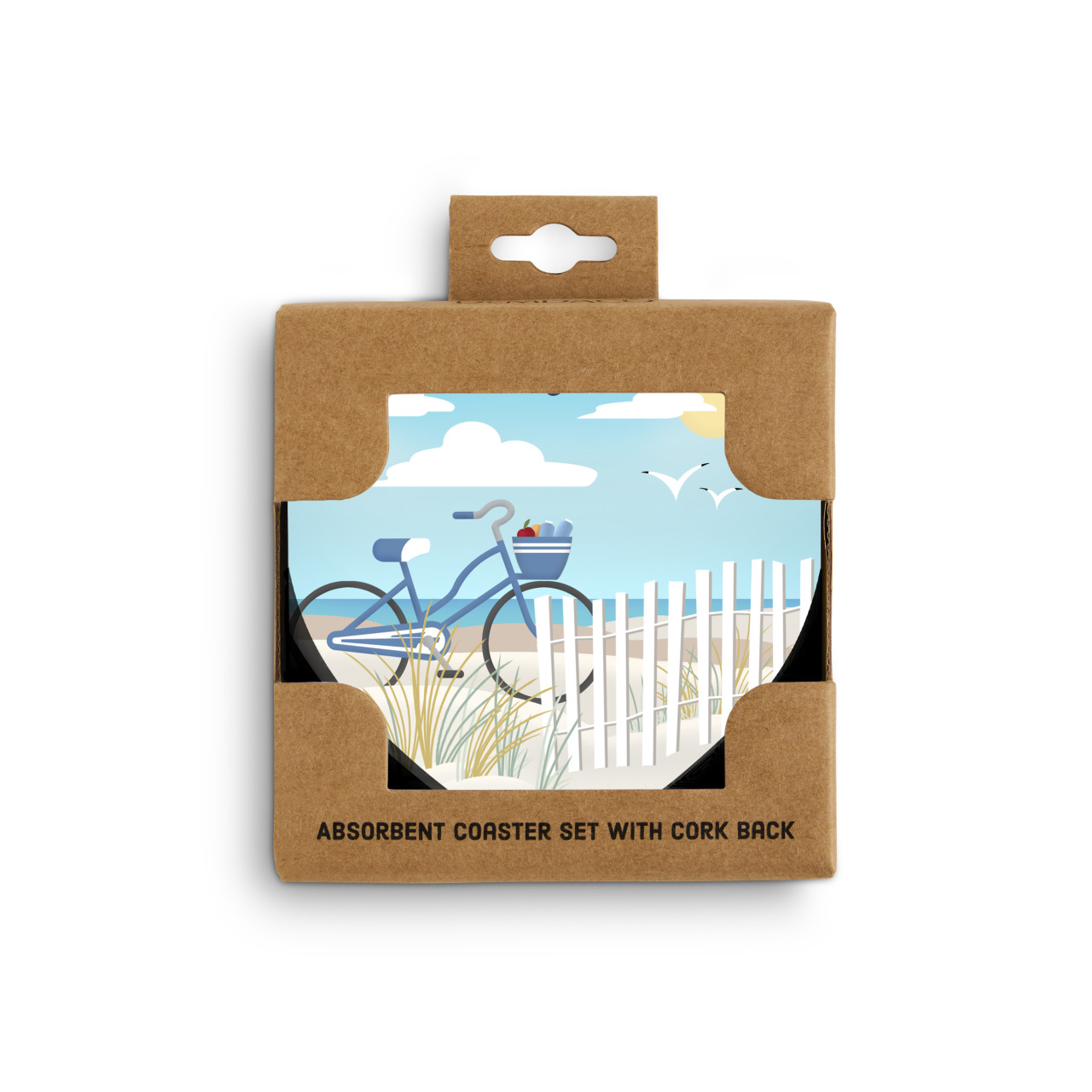 HTL Seaside Heart Coaster thumbnail