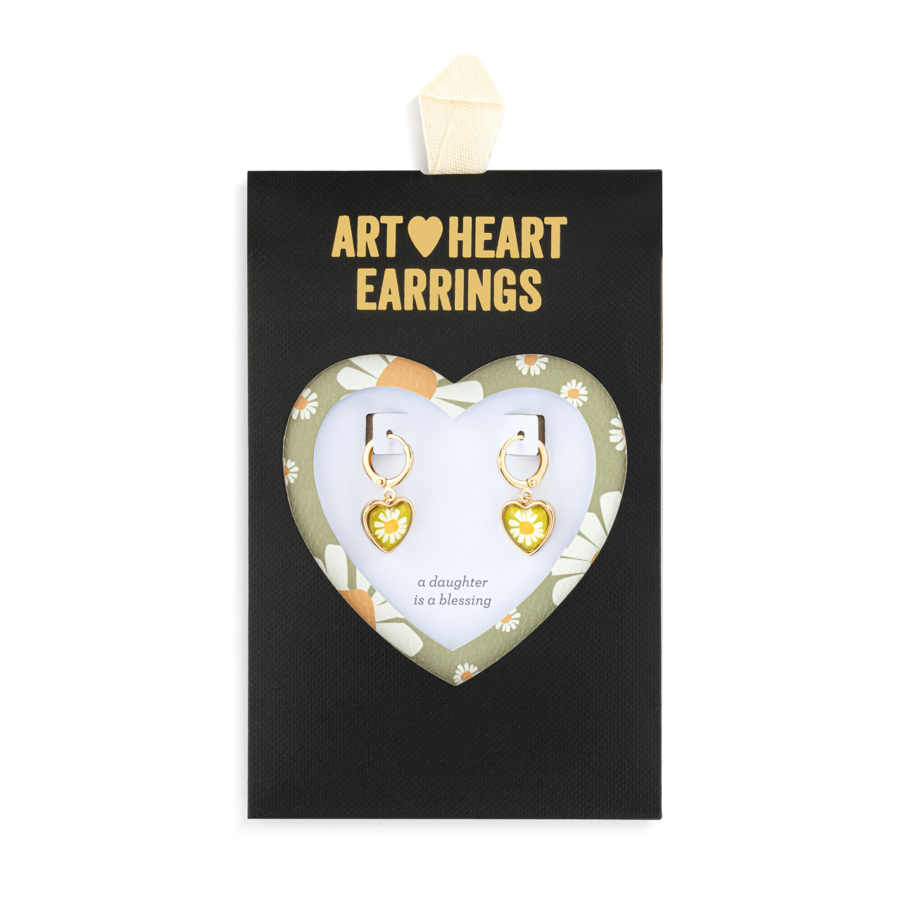 Art Heart Earrings - Daughter thumbnail