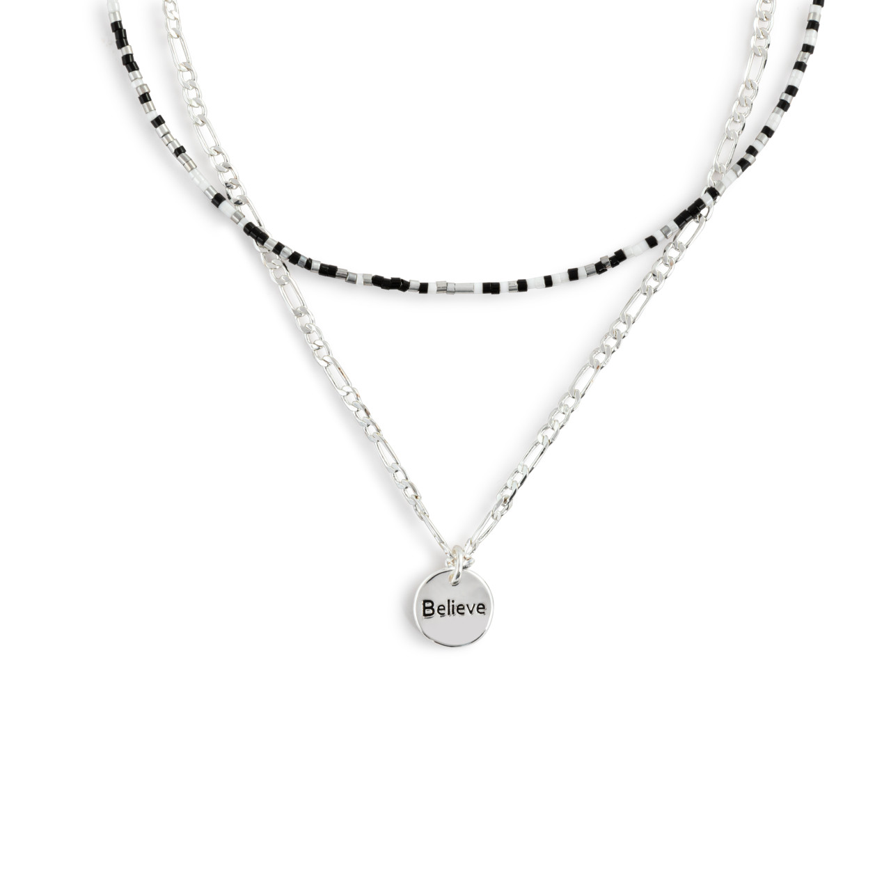 Your Journey Beaded Necklace - Believe thumbnail