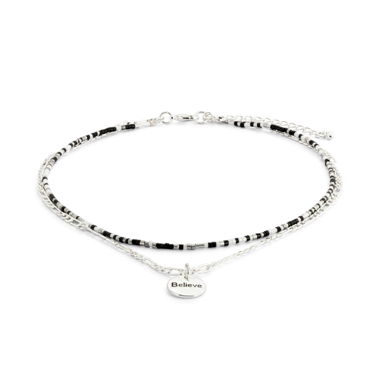 Your Journey Beaded Necklace - Believe thumbnail