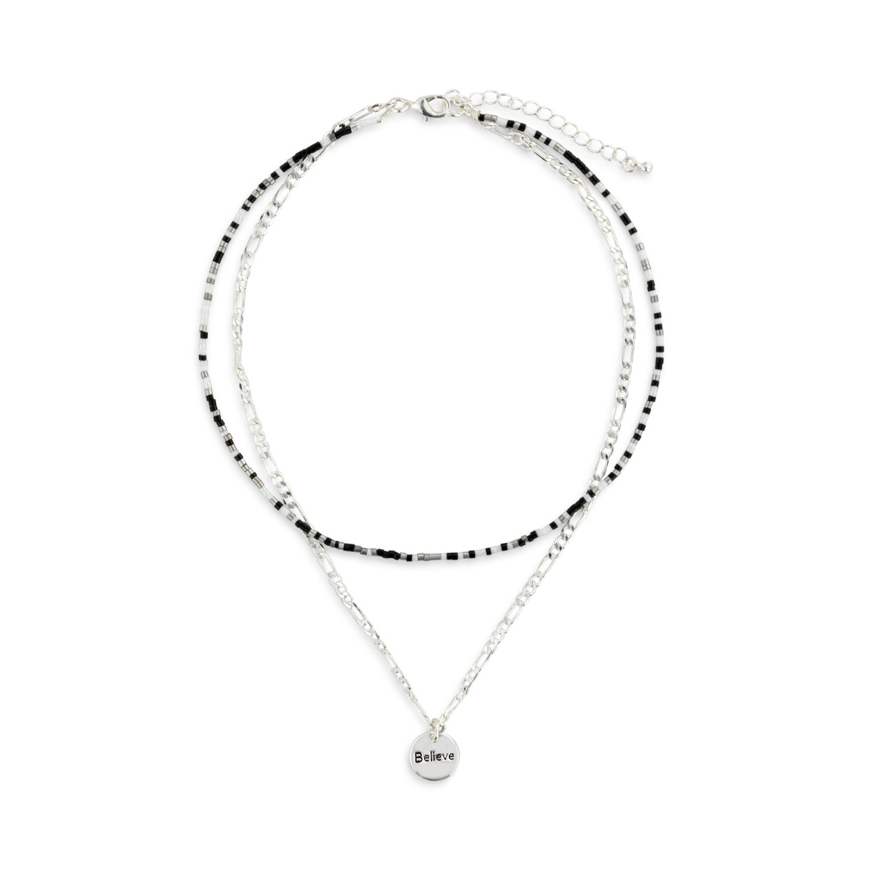 Your Journey Beaded Necklace - Believe thumbnail