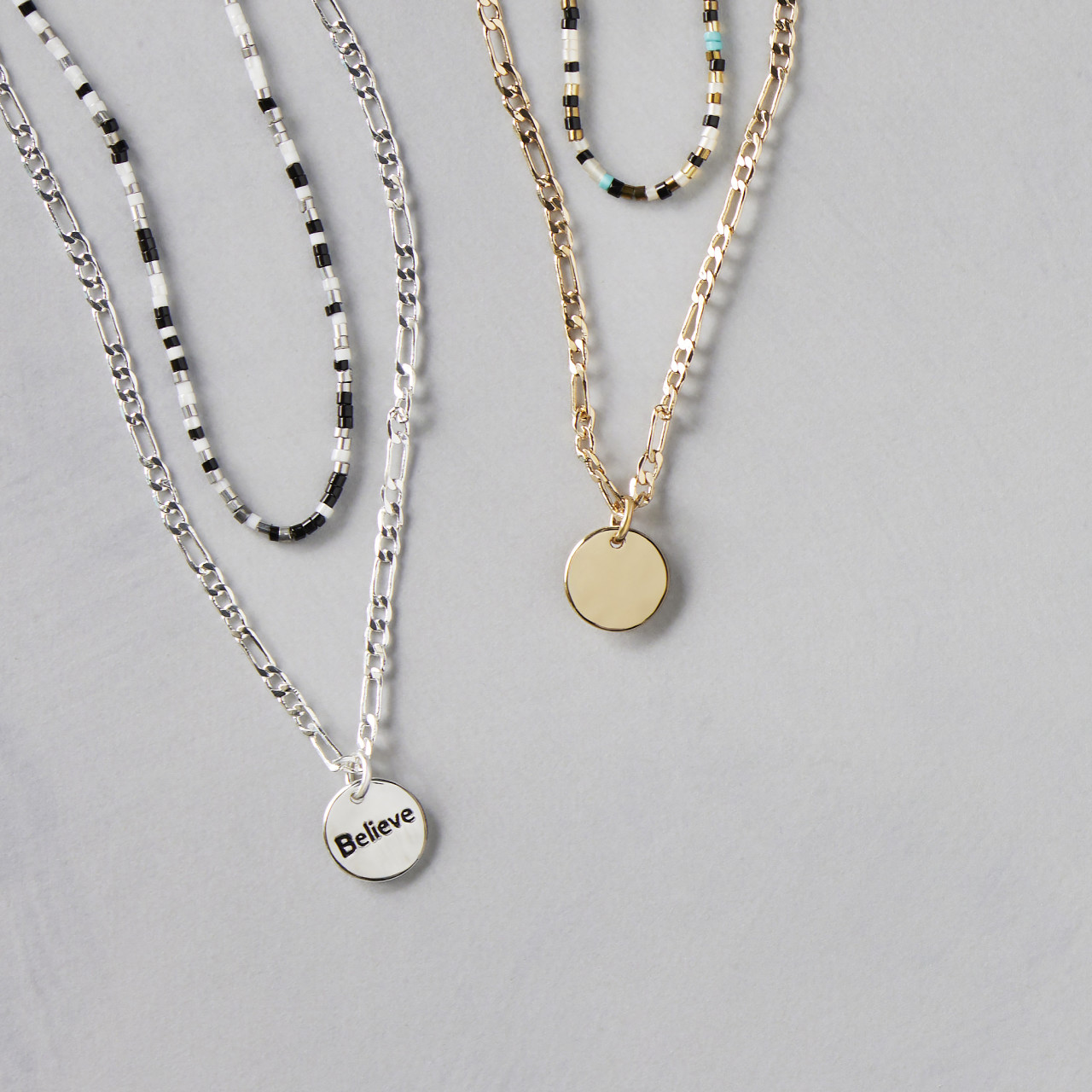 Your Journey Beaded Necklace - Believe thumbnail