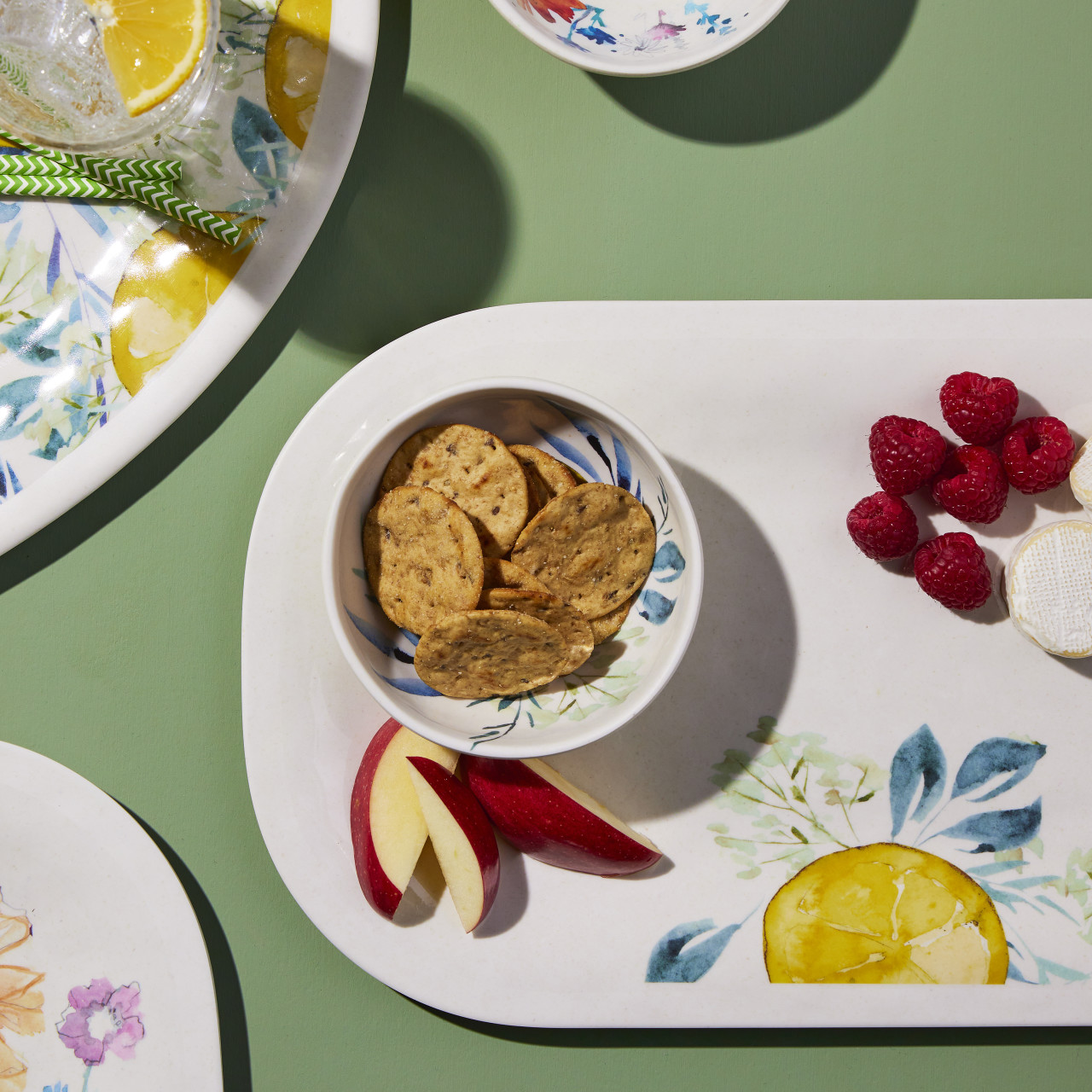 Lemons Medium Melamine Rectangular Platter thumbnail