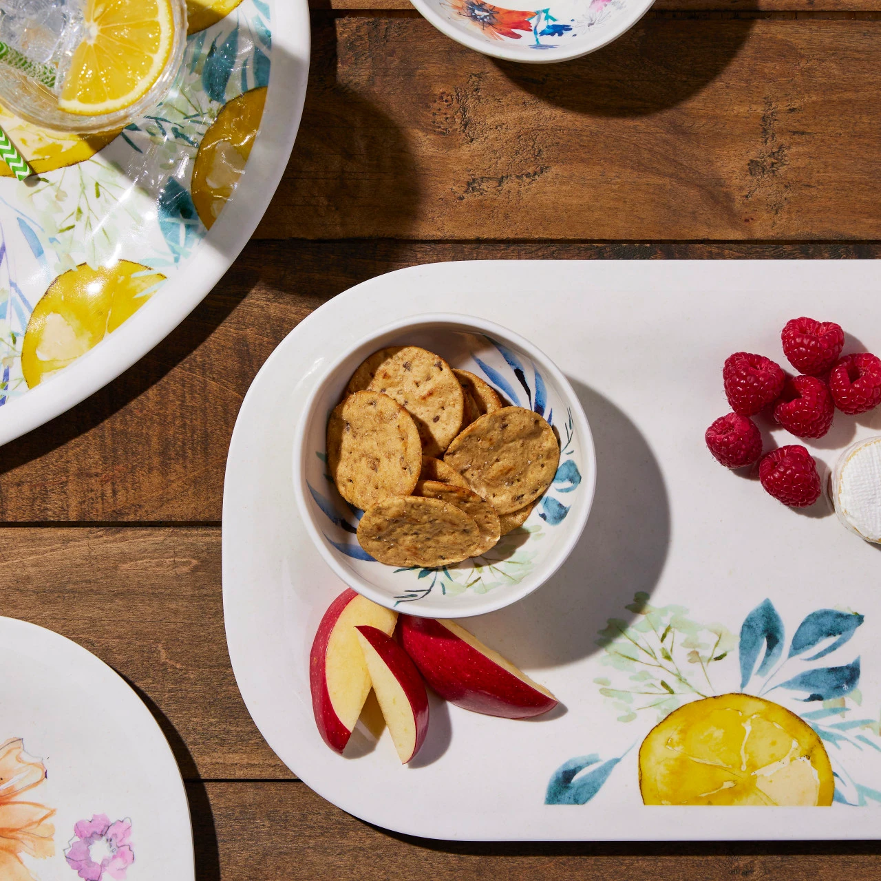 Lemons Medium Melamine Rectangular Platter thumbnail